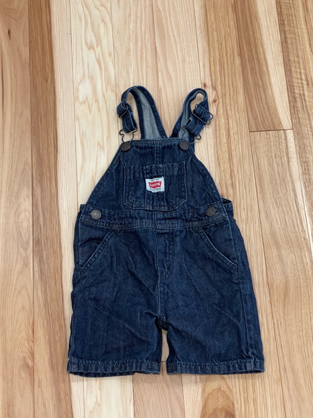 Levi's Denim Overalls Shorts Toddler 18 months
